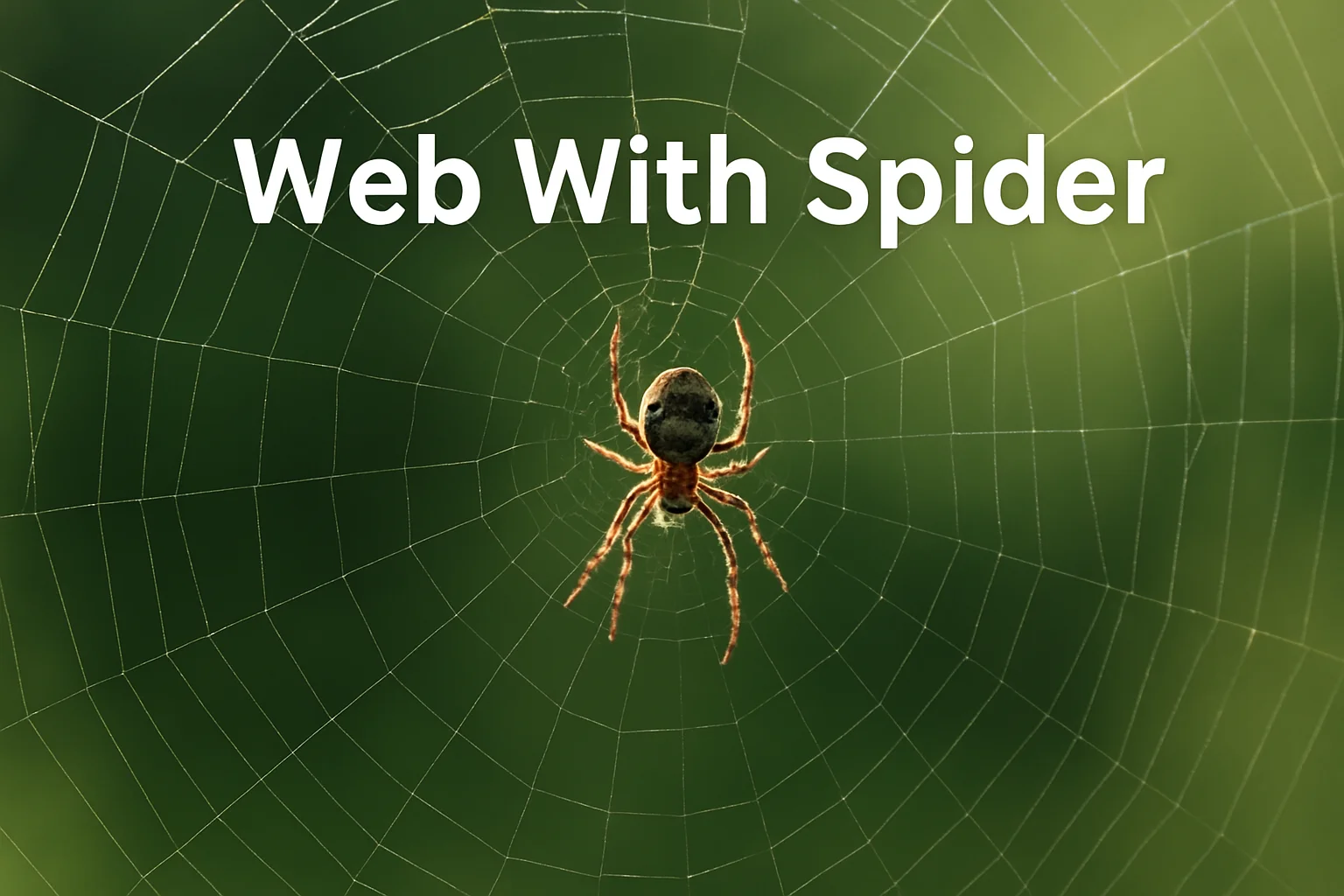 web with spider